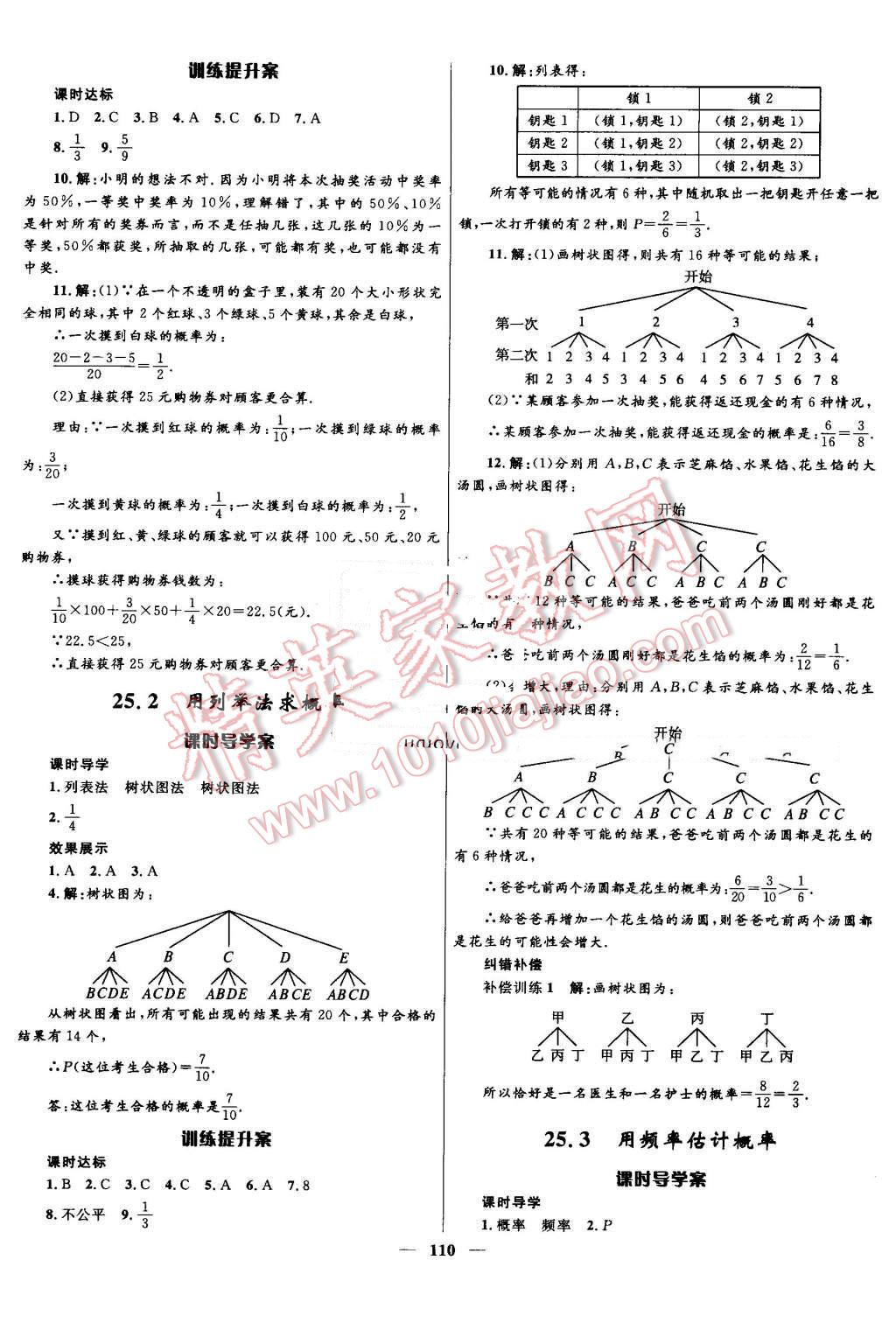 2016年奪冠百分百初中新導學課時練九年級數(shù)學上冊人教版 第18頁