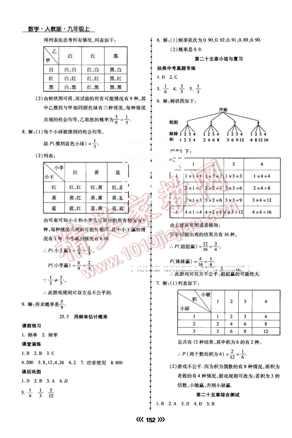 2016年学升同步练测九年级数学上册人教版 第29页