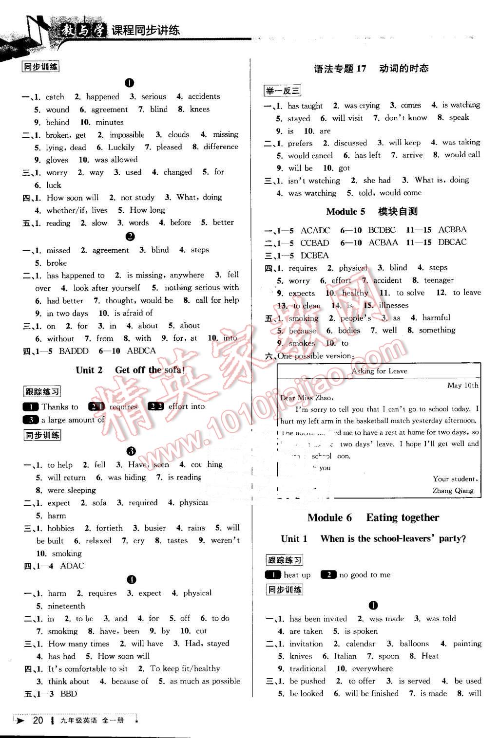 2016年教與學課程同步講練九年級英語全一冊外研版 第19頁