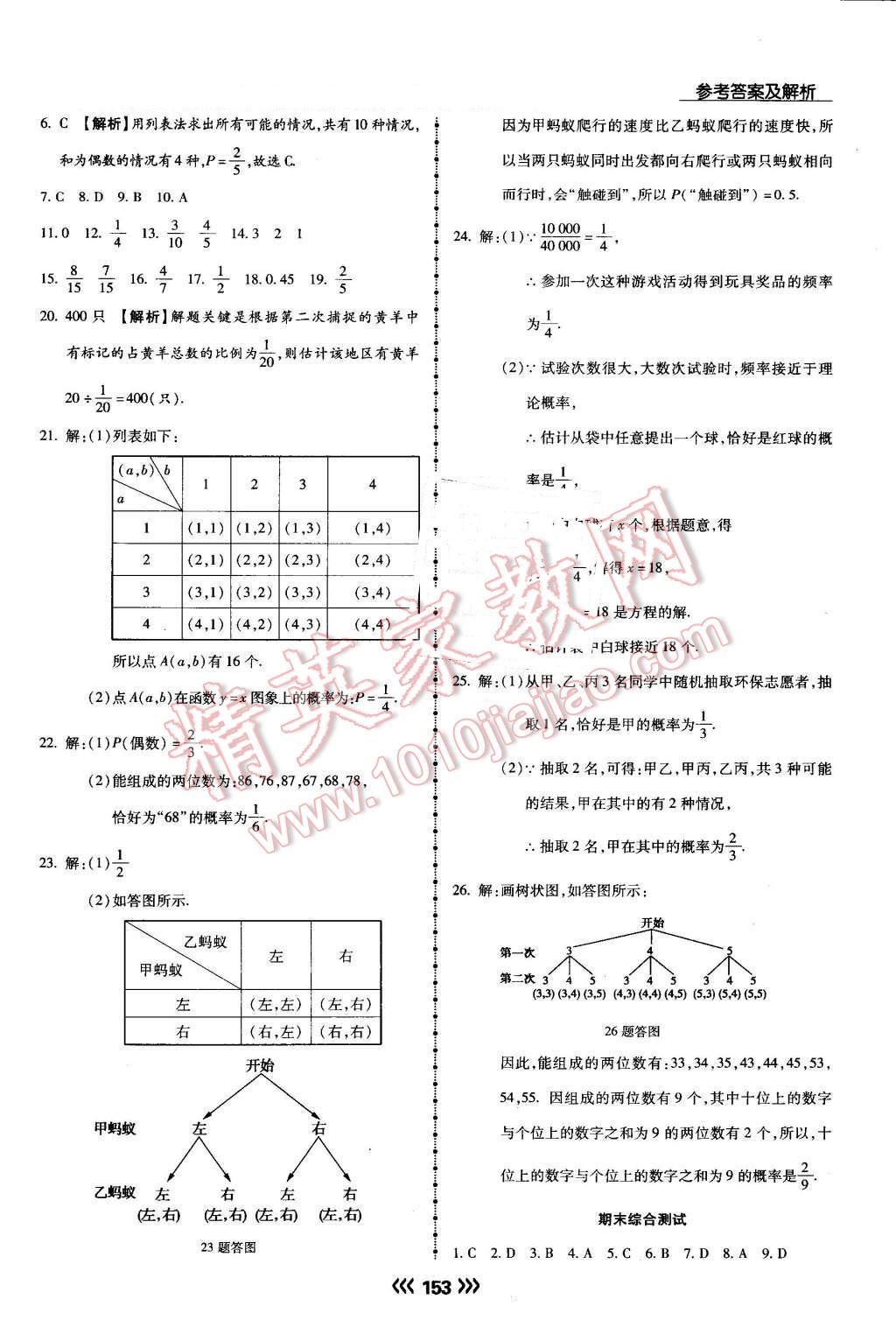 2016年学升同步练测九年级数学上册人教版 第30页