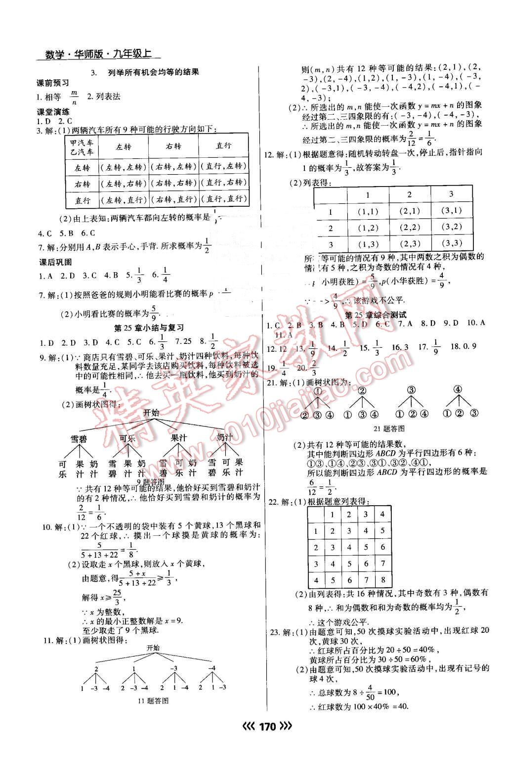 2016年學(xué)升同步練測(cè)九年級(jí)數(shù)學(xué)上冊(cè)華師大版 第24頁(yè)