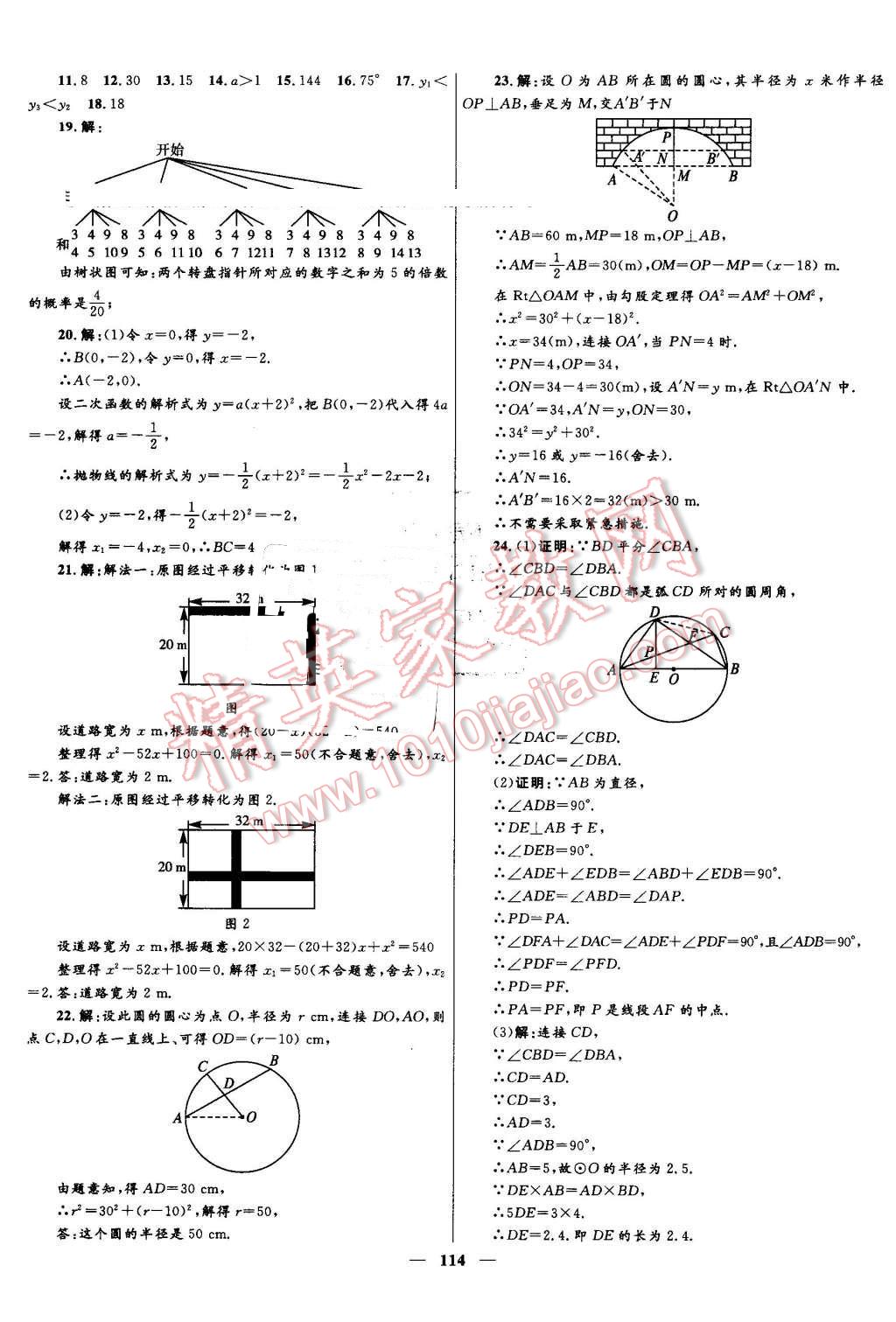 2016年奪冠百分百初中新導(dǎo)學(xué)課時(shí)練九年級數(shù)學(xué)上冊人教版 第22頁