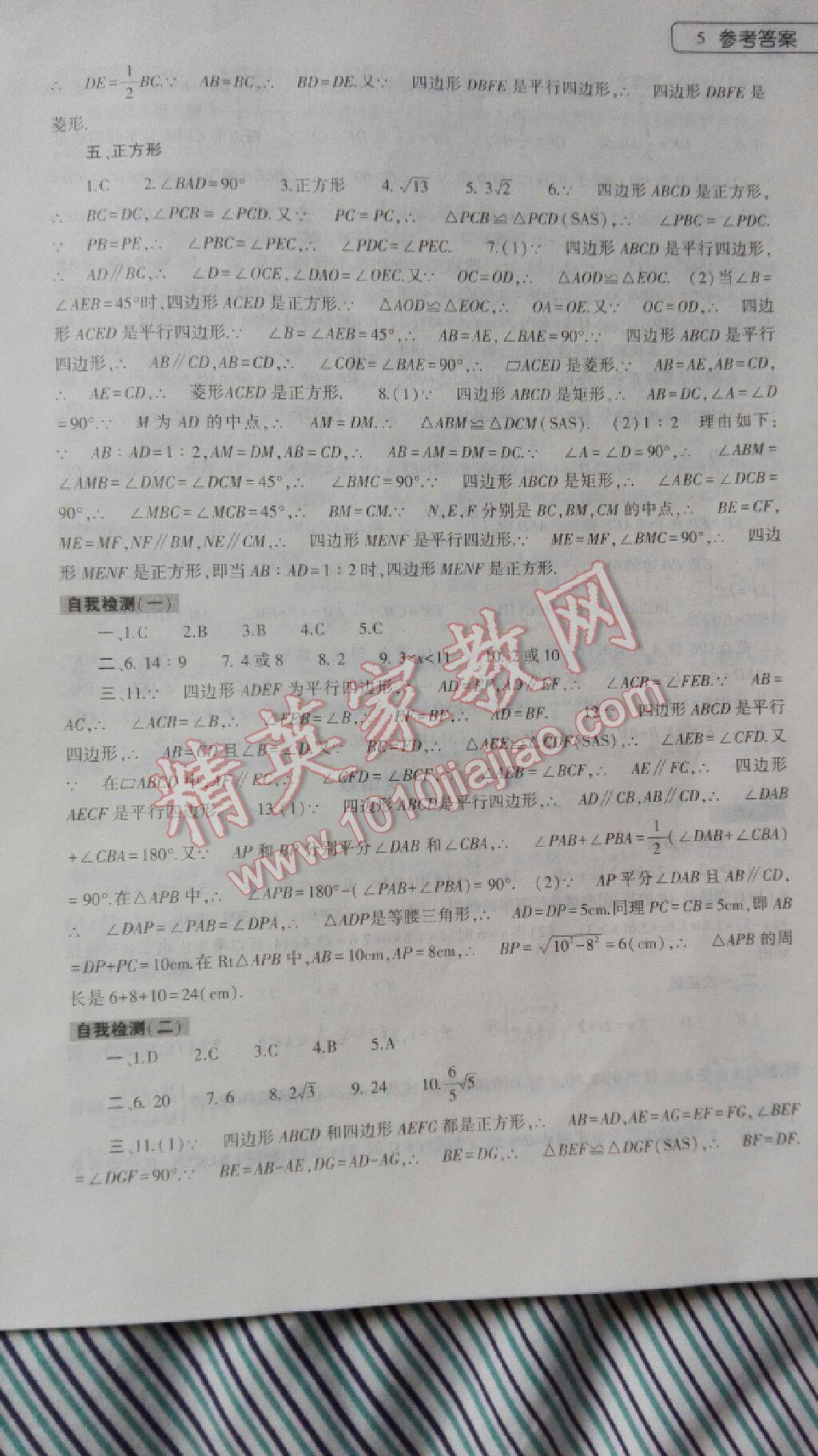 2016年暑假作業(yè)本八年級(jí)數(shù)學(xué)地理生物學(xué)合訂本大象出版社 第5頁