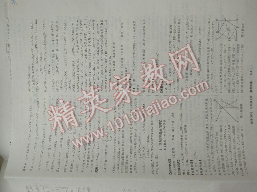 2016年全效学习九年级数学上册北师大版 第4页