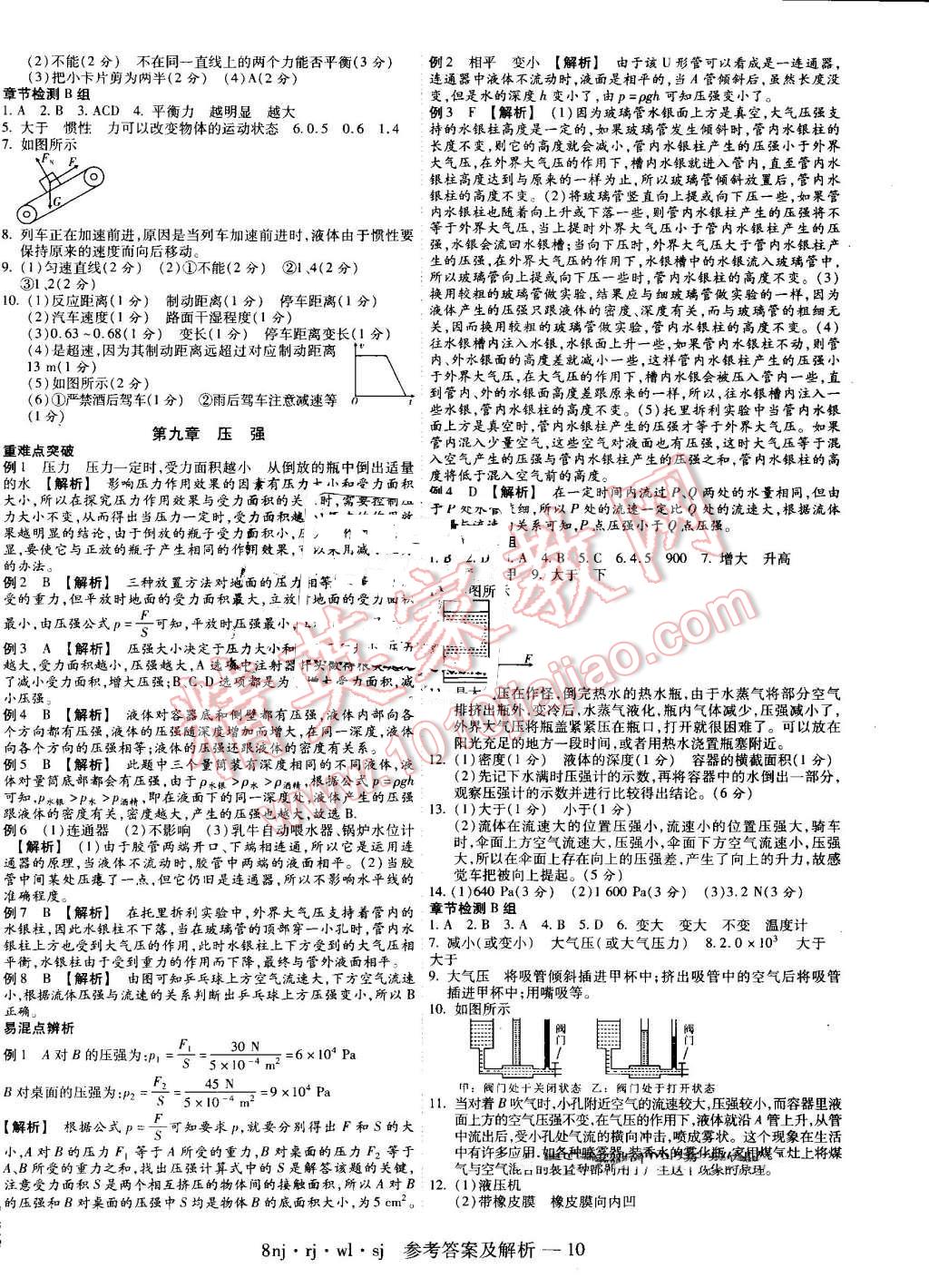 2016年金象教育U计划学期系统复习暑假作业八年级物理人教版 第2页