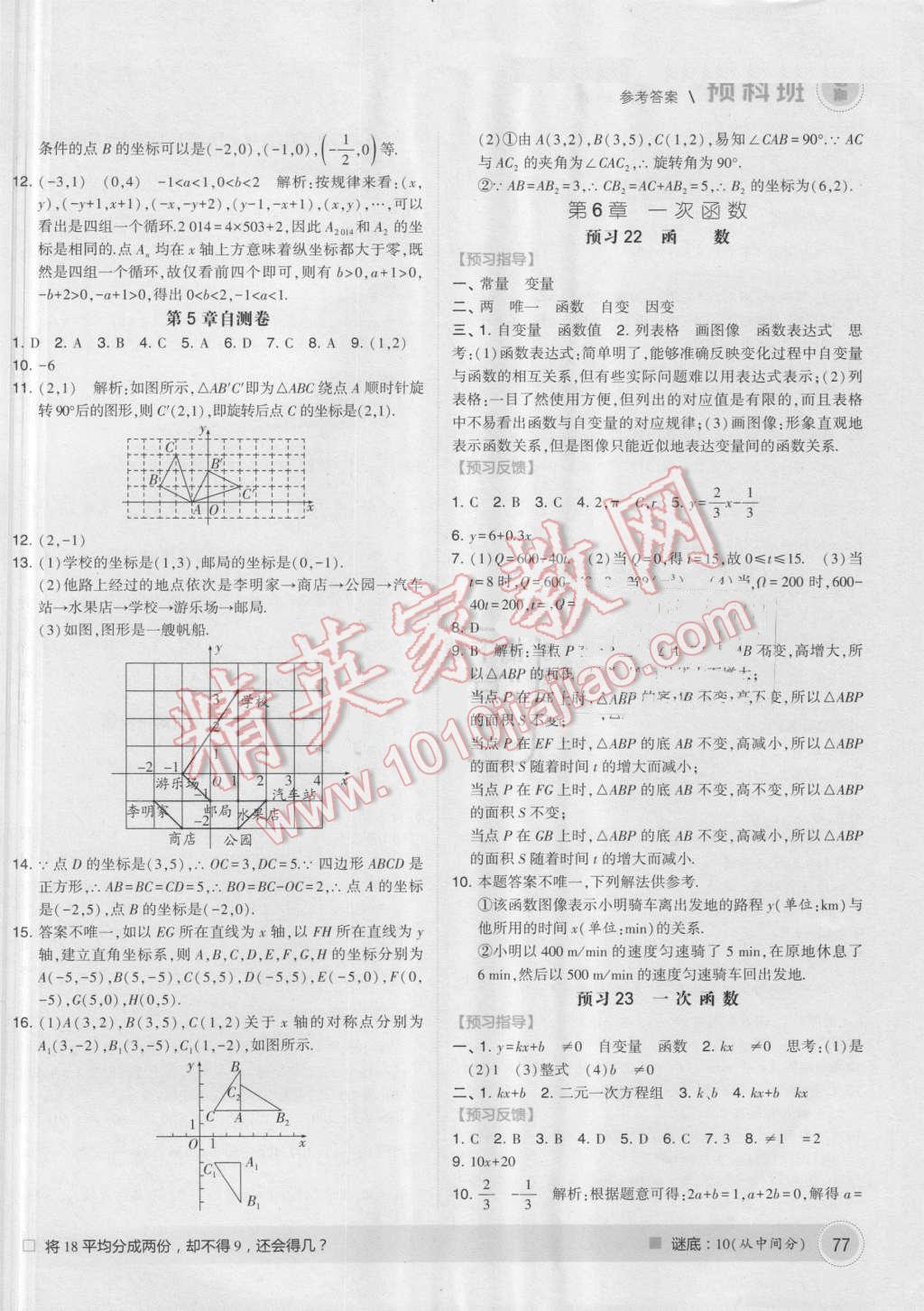 2016年經(jīng)綸學(xué)典暑期預(yù)科班7升8數(shù)學(xué)江蘇版 第11頁