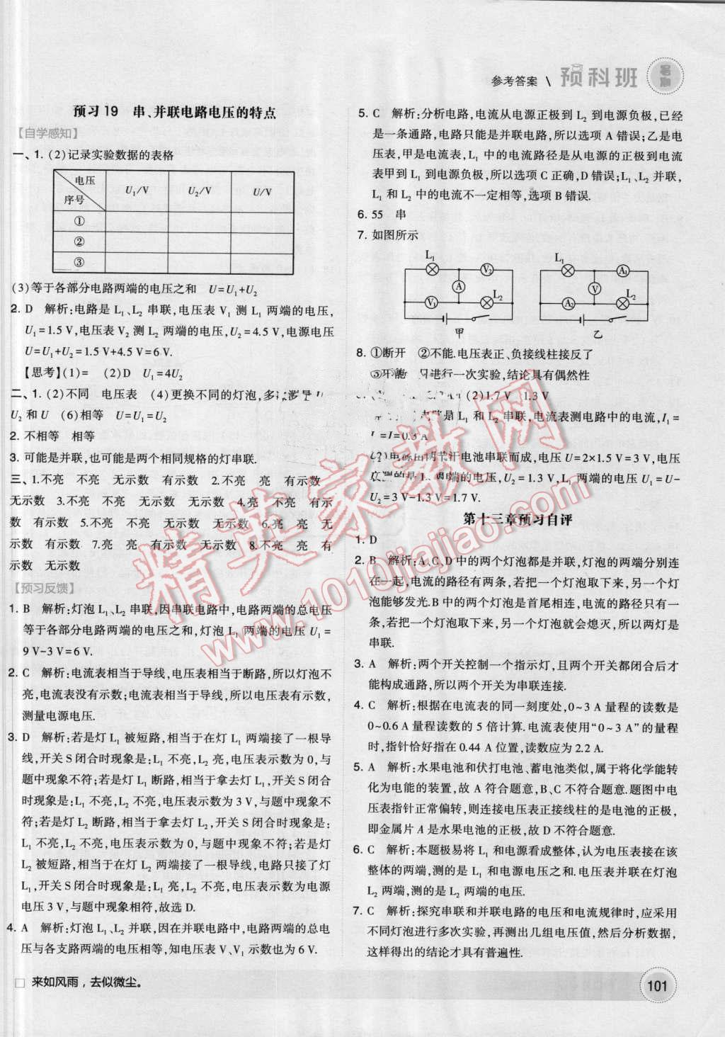 2016年經(jīng)綸學(xué)典暑期預(yù)科班8升9物理江蘇版 第15頁