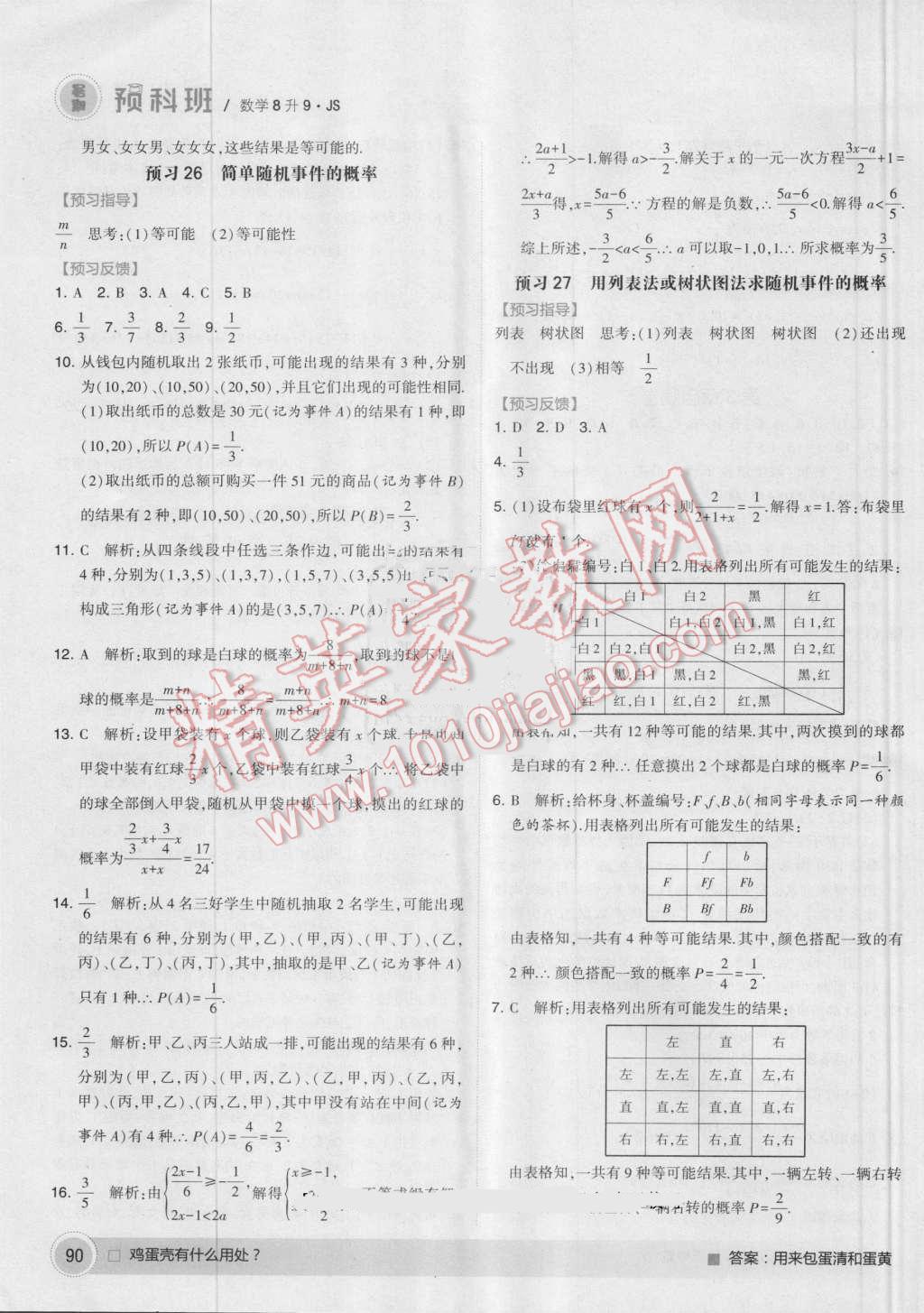 2016年經(jīng)綸學(xué)典暑期預(yù)科班8升9數(shù)學(xué)江蘇版 第16頁(yè)