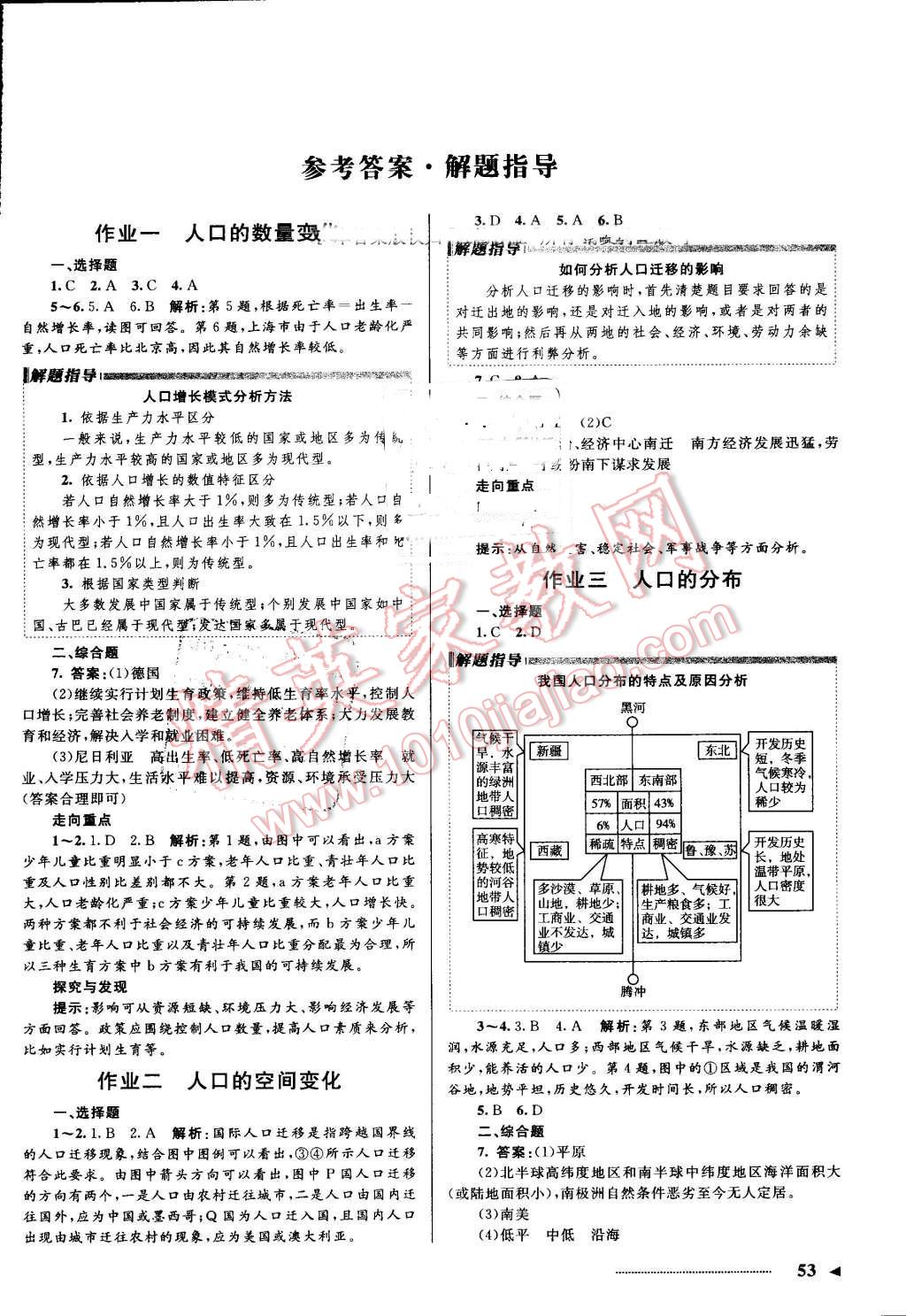 2016年志鴻優化系列叢書暑假作業高一地理 第1頁