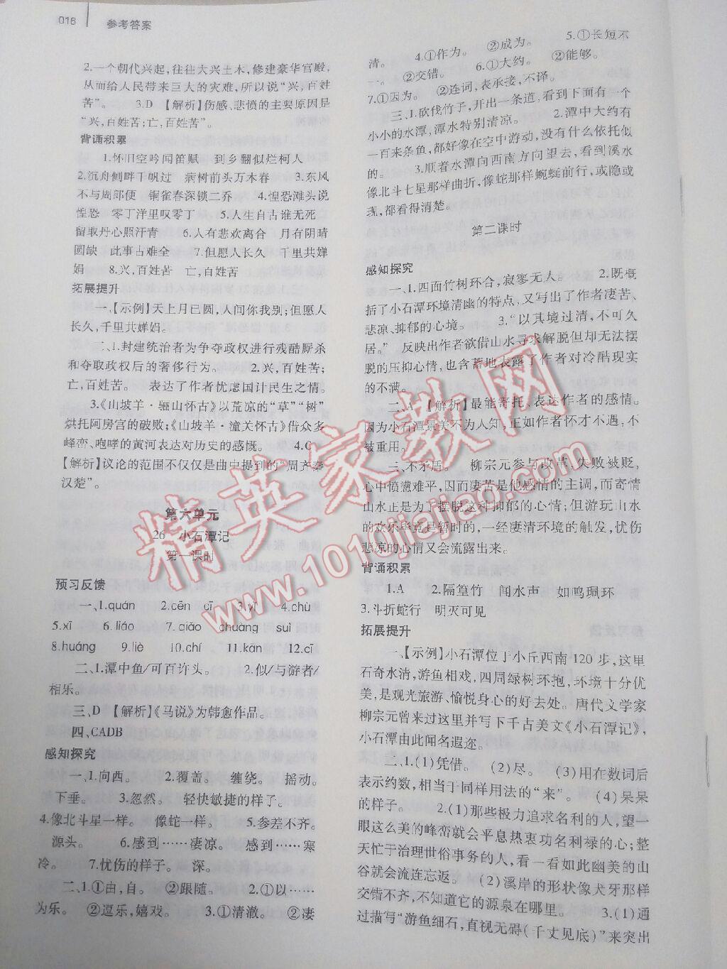 2016年基礎(chǔ)訓(xùn)練八年級(jí)語(yǔ)文下冊(cè)人教版河南省內(nèi)使用 第57頁(yè)