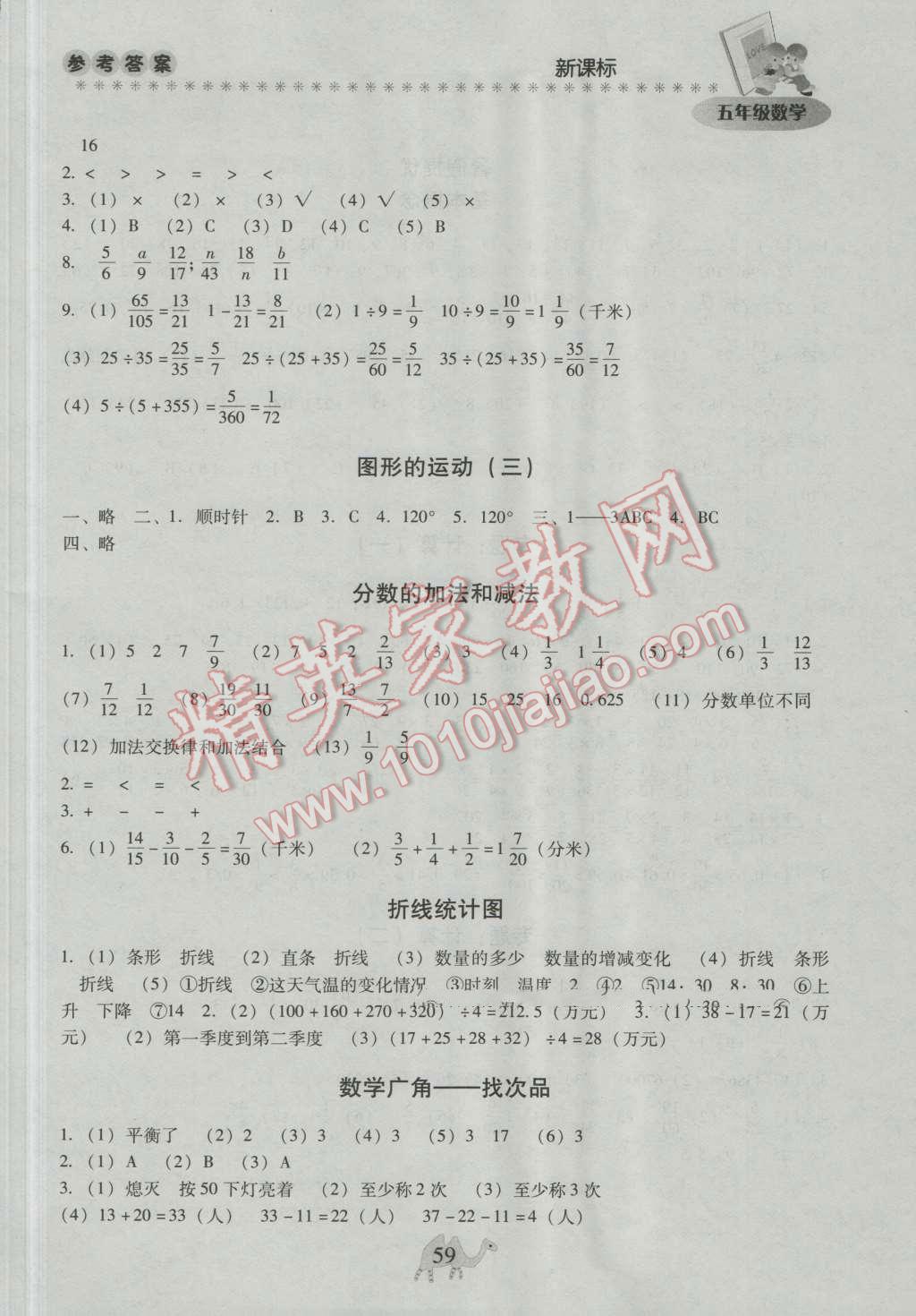 2016年云南本土教辅轻松暑假总复习五年级数学人教版 第2页