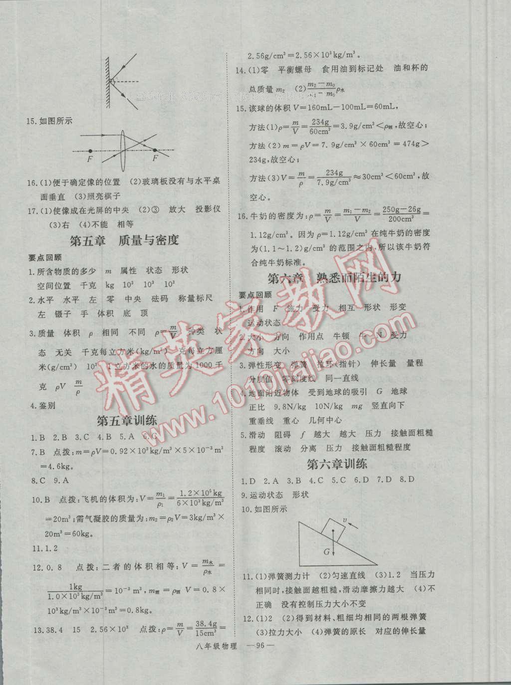 2016年時(shí)習(xí)之期末加暑假八年級(jí)物理滬科版 第12頁