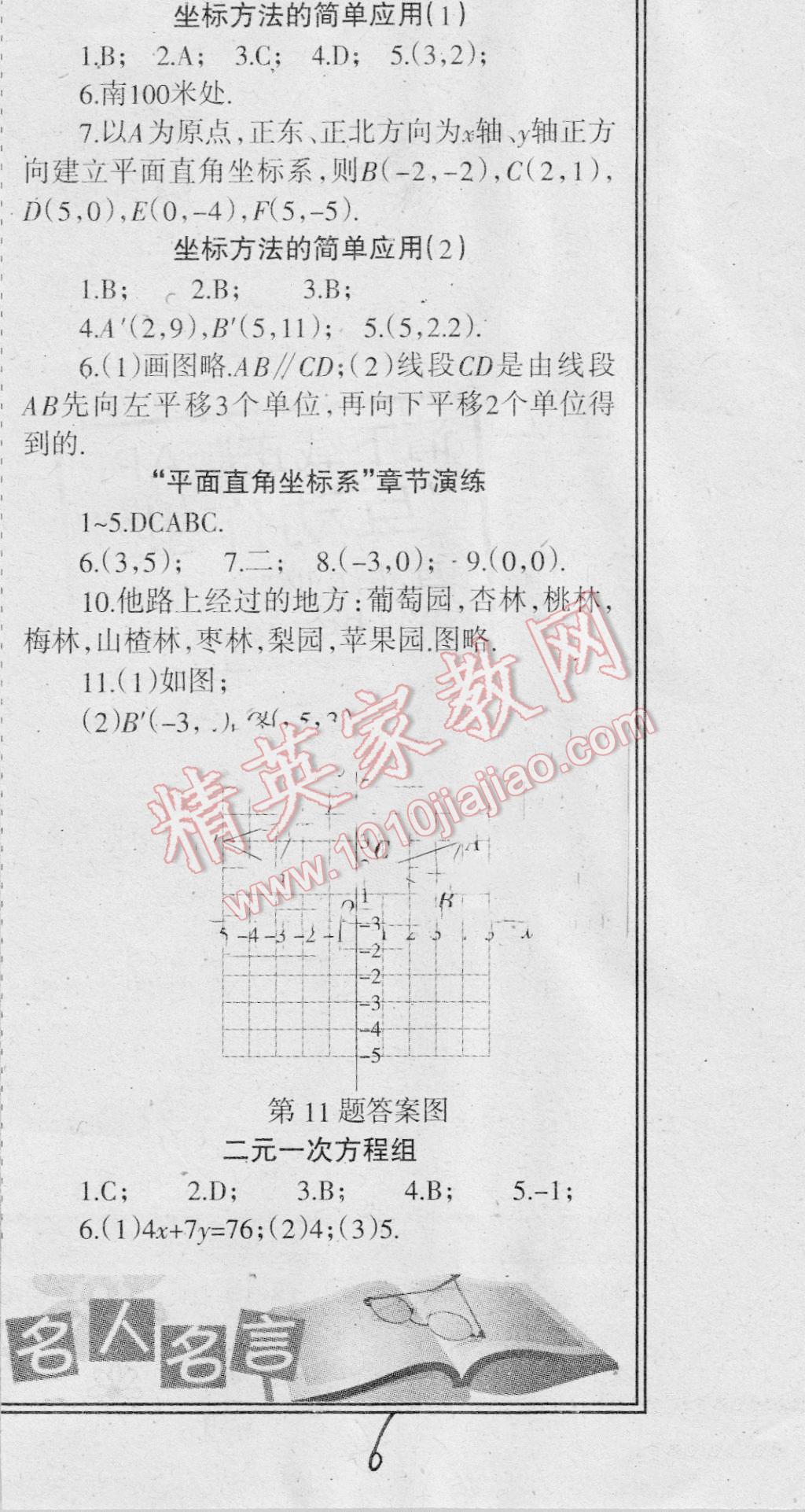 2016年學(xué)習(xí)報(bào)快樂(lè)暑假七年級(jí)數(shù)學(xué)人教版 第6頁(yè)