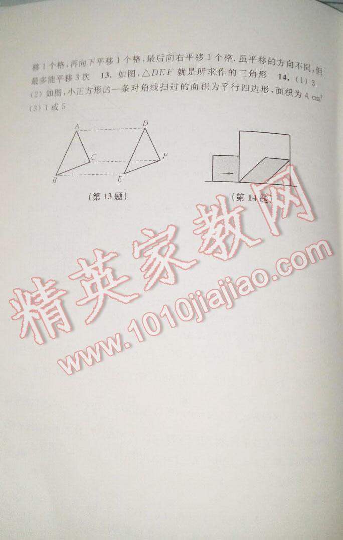 2015年数学暑假作业七年级沪科版上海科学技术出版社 第55页