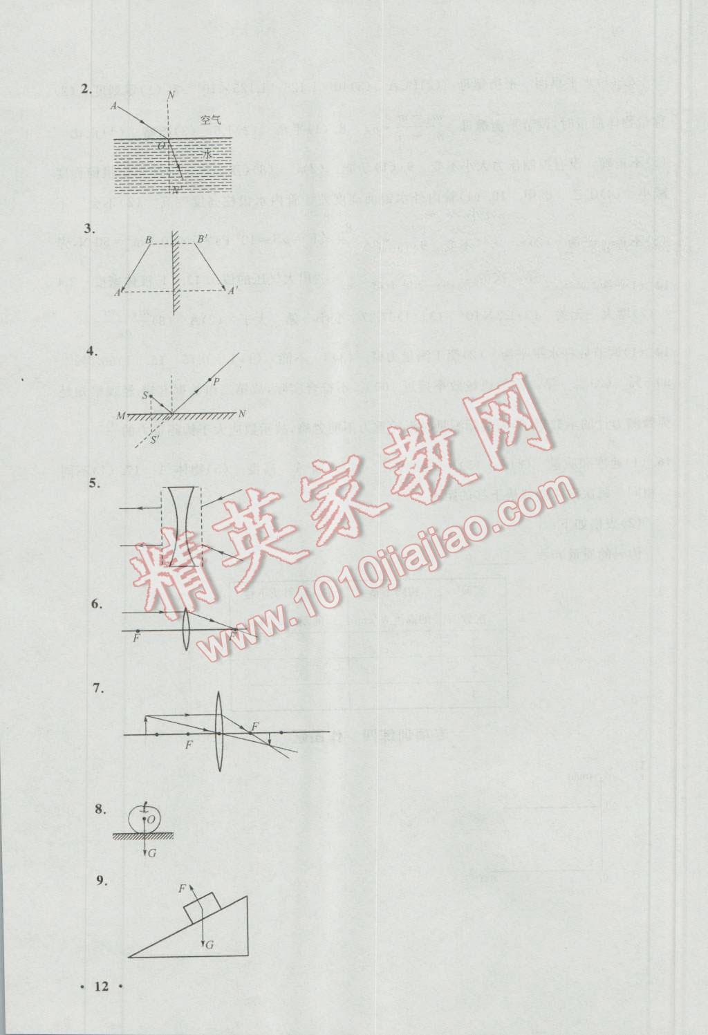 2016年暑假大串聯(lián)八年級物理教科版 第12頁