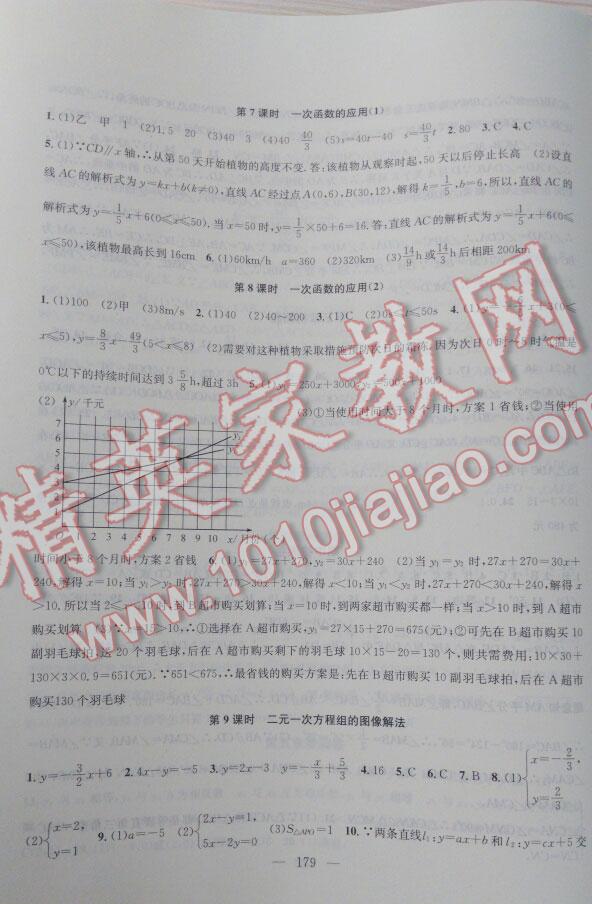 2016年金鑰匙1加1課時作業(yè)加目標檢測八年級數(shù)學上冊江蘇版 第40頁