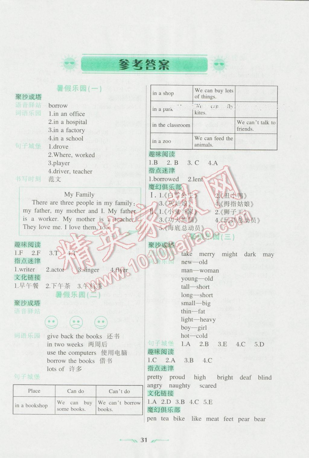 2016年暑假樂(lè)園五年級(jí)英語(yǔ)1遼寧師范大學(xué)出版社 第1頁(yè)