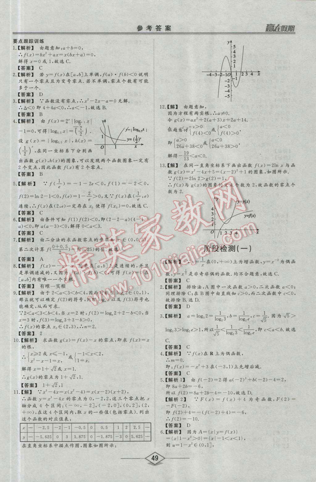 2016年學(xué)易優(yōu)一本通系列叢書贏在假期暑假高一年級數(shù)學(xué)全一冊 第7頁