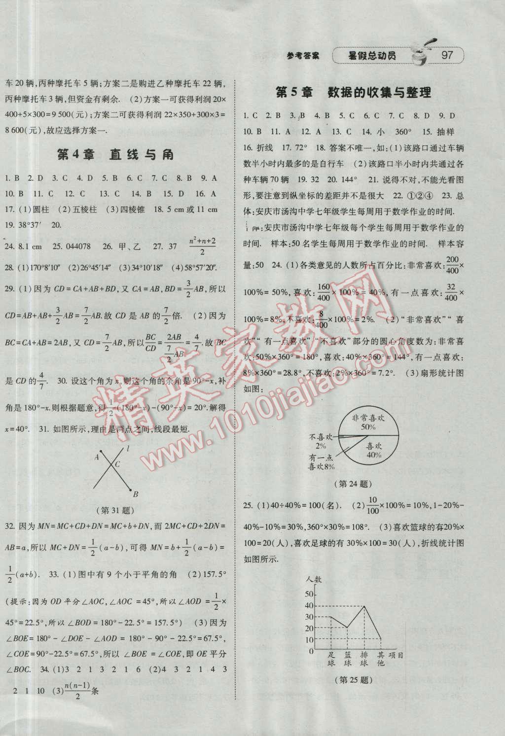 2016年暑假总动员七年级升八年级数学沪科版宁夏人民出版社 第3页