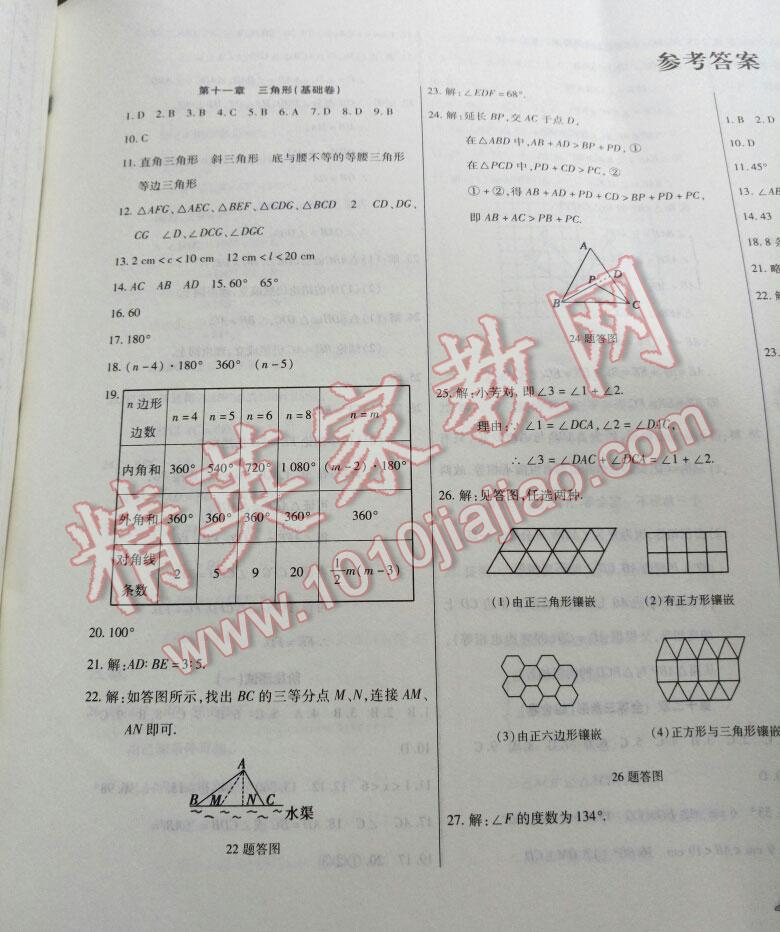 2015年千里馬單元測(cè)試卷八年級(jí)數(shù)學(xué)上冊(cè)華師大版 第13頁(yè)