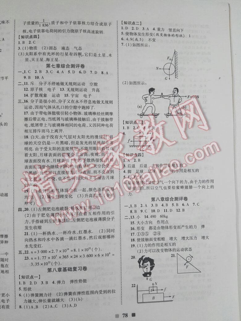 2016年优加全能大考卷八年级物理下册苏科版 第2页