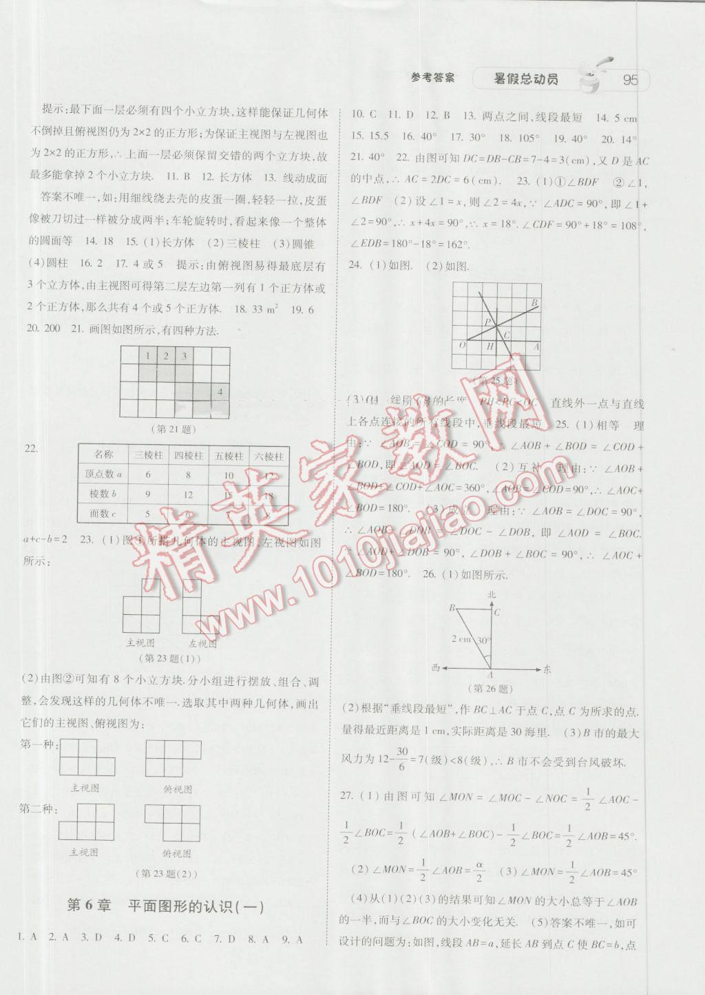 2016年暑假總動(dòng)員7年級升8年級數(shù)學(xué)江蘇版寧夏人民教育出版社 第3頁