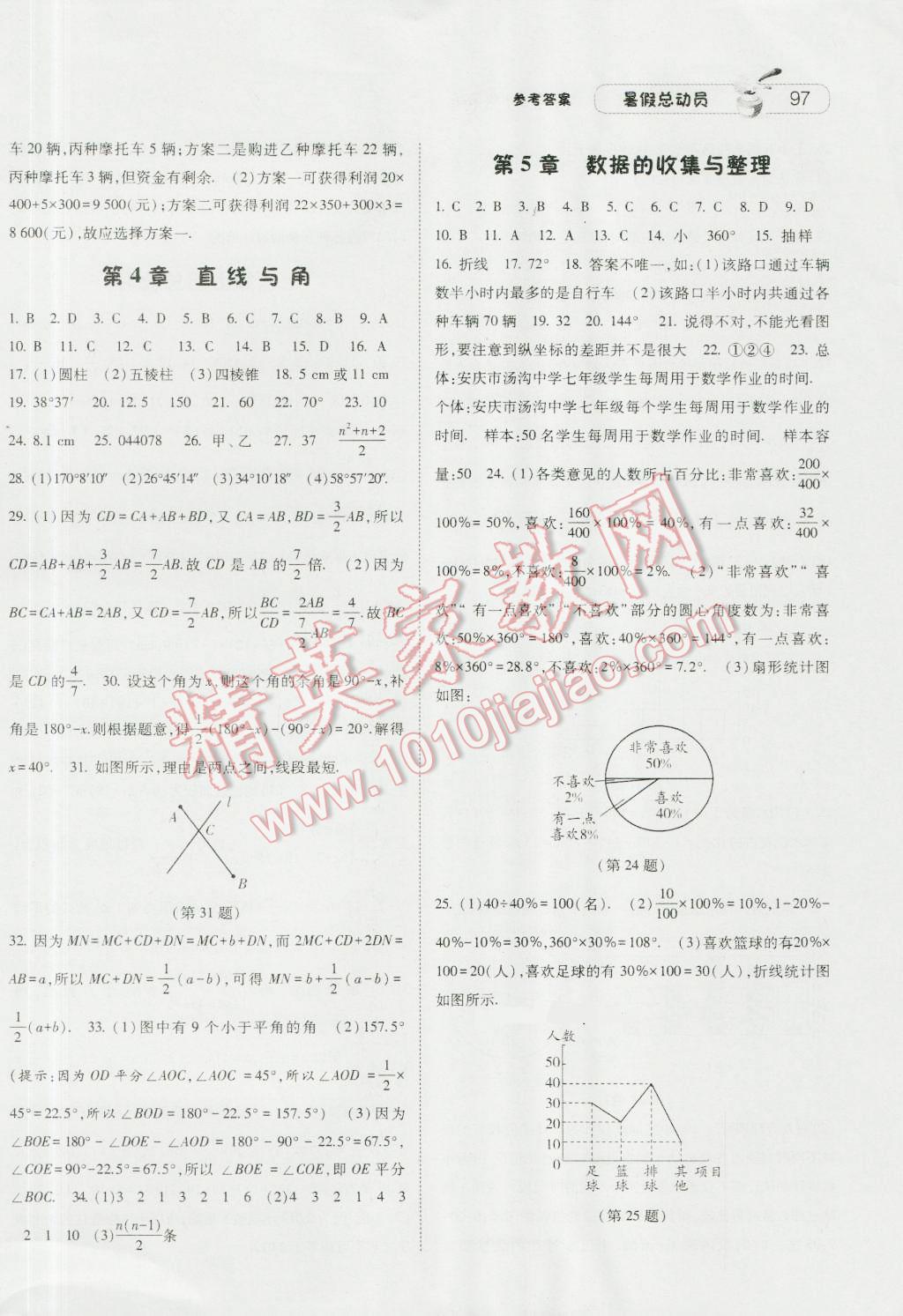 2016年暑假總動(dòng)員7年級(jí)升8年級(jí)數(shù)學(xué)滬科版寧夏人民教育出版社 第3頁