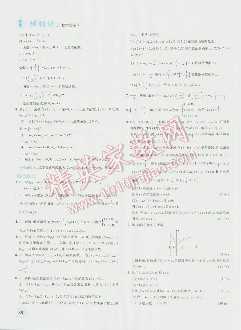 2016年經(jīng)綸學(xué)典暑期預(yù)科班初升高數(shù)學(xué)必修1人教版 第16頁