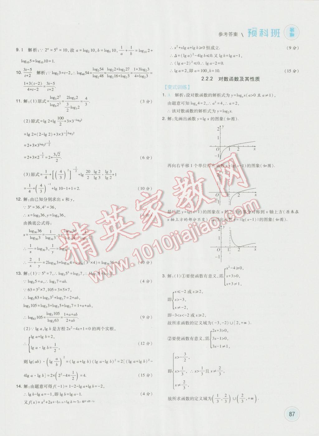 2016年經(jīng)綸學(xué)典暑期預(yù)科班初升高數(shù)學(xué)必修1人教版 第15頁