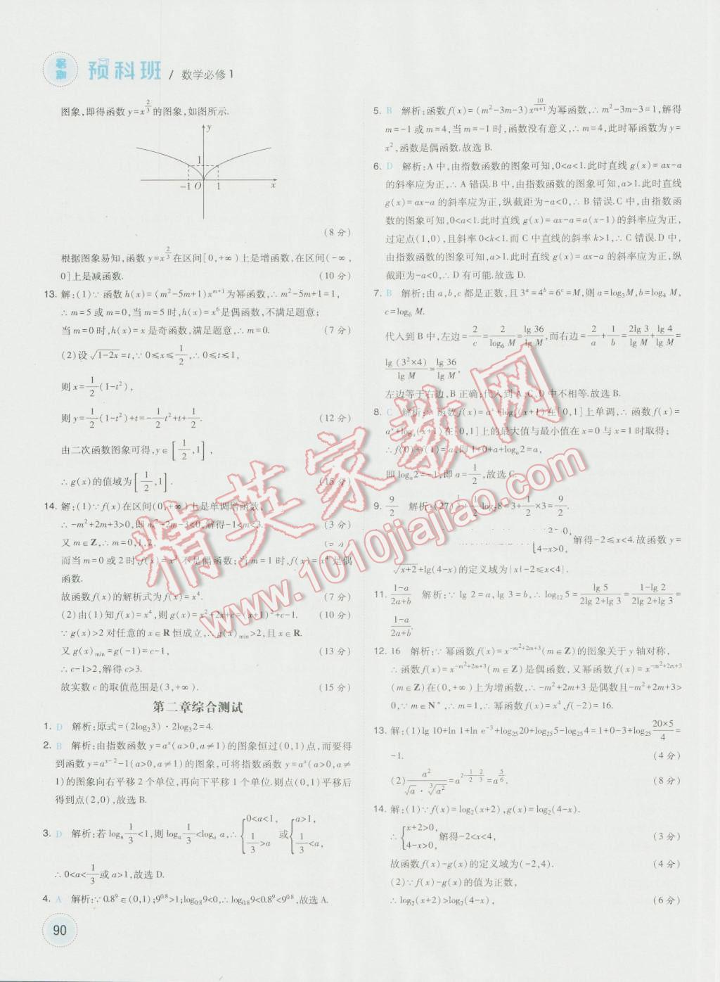 2016年經(jīng)綸學(xué)典暑期預(yù)科班初升高數(shù)學(xué)必修1人教版 第18頁