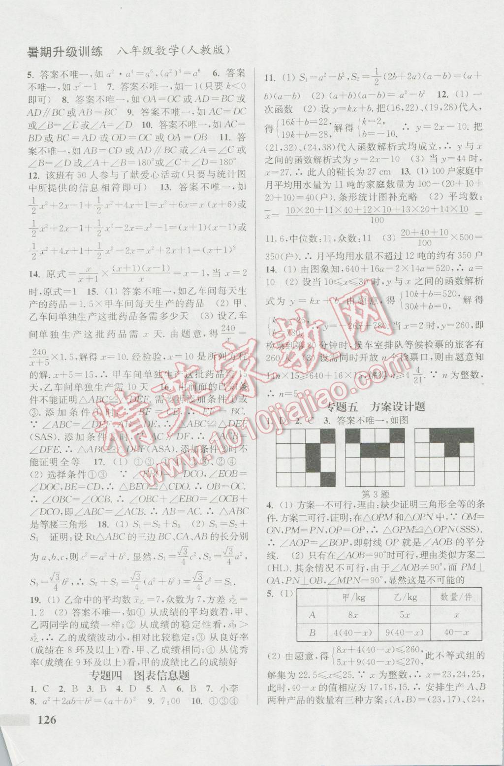 2016年通城学典暑期升级训练八年级数学人教版 第12页