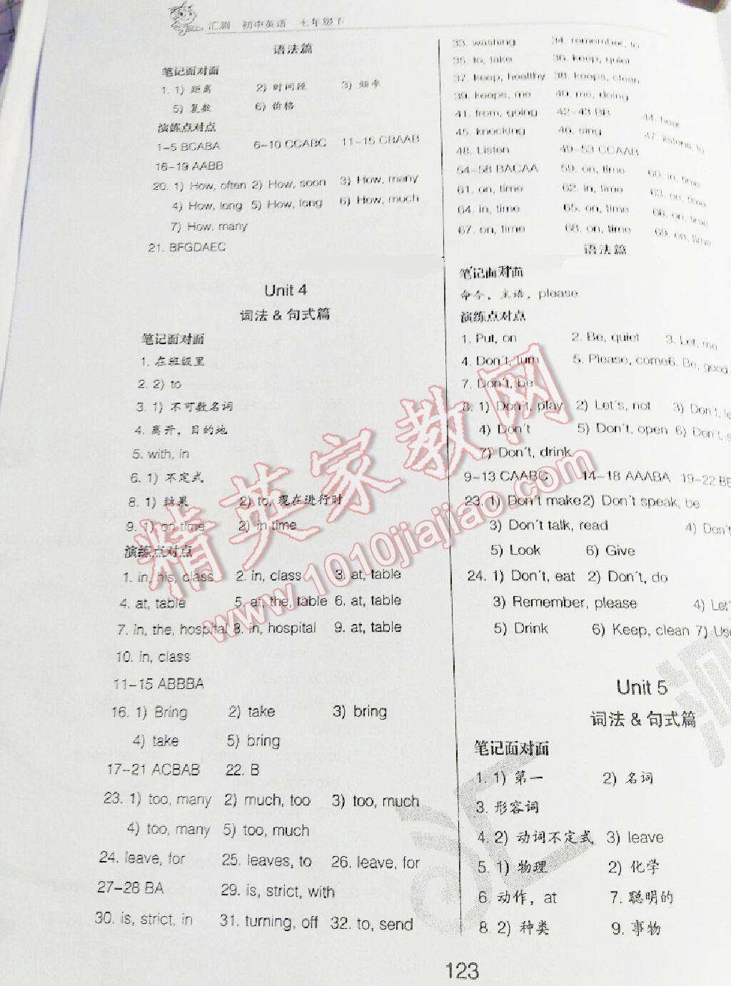 2015年匯測(cè)初中英語初一下冊(cè) 第2頁