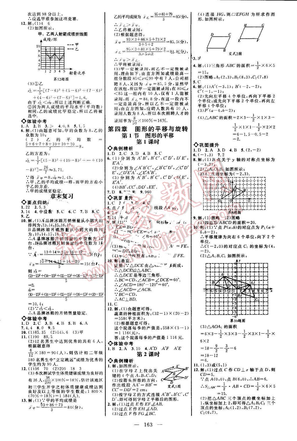 2017年细解巧练八年级数学上册鲁教版 参考答案第6页