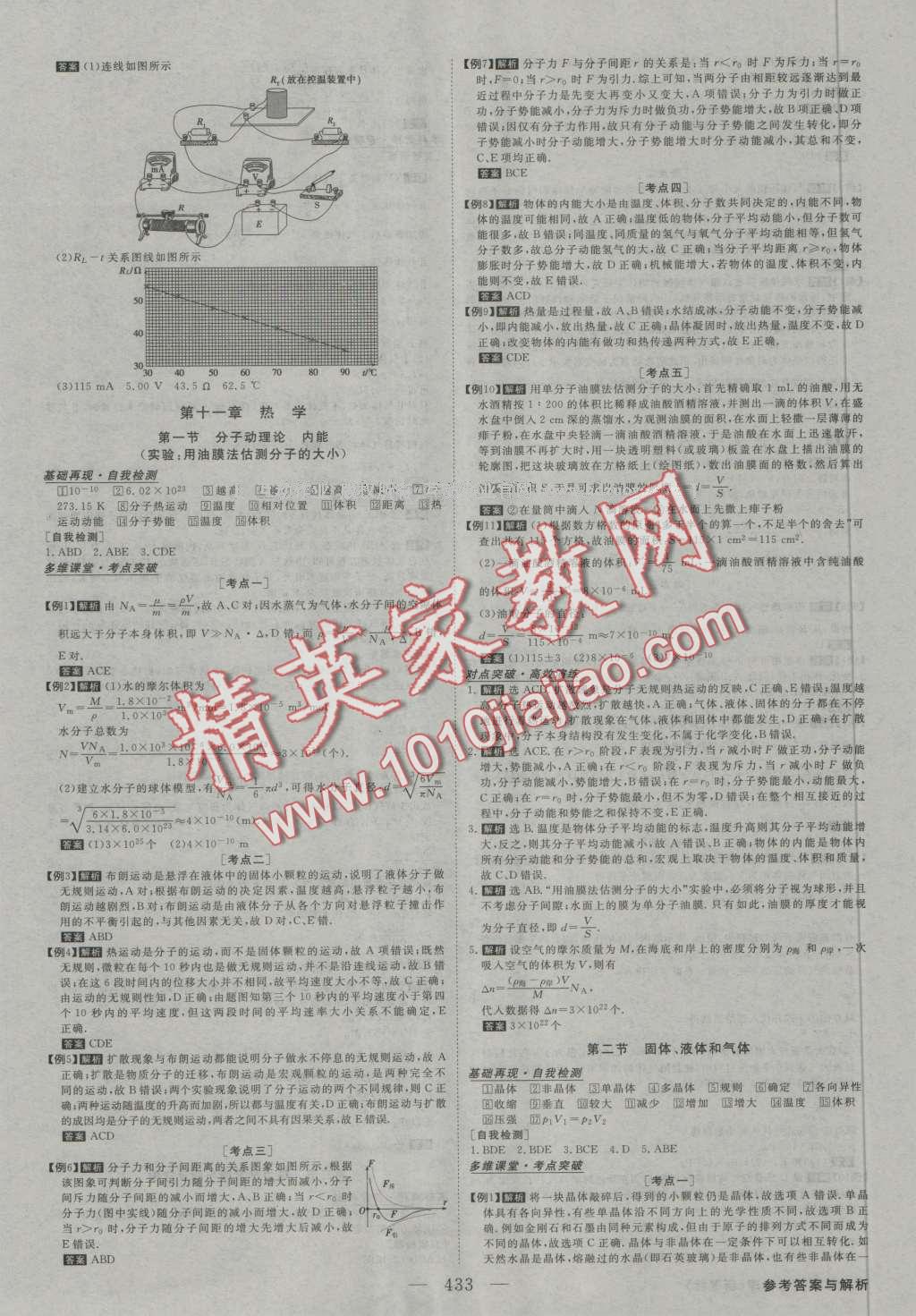 2017年高考总复习优化方案物理新课标 参考答案第40页