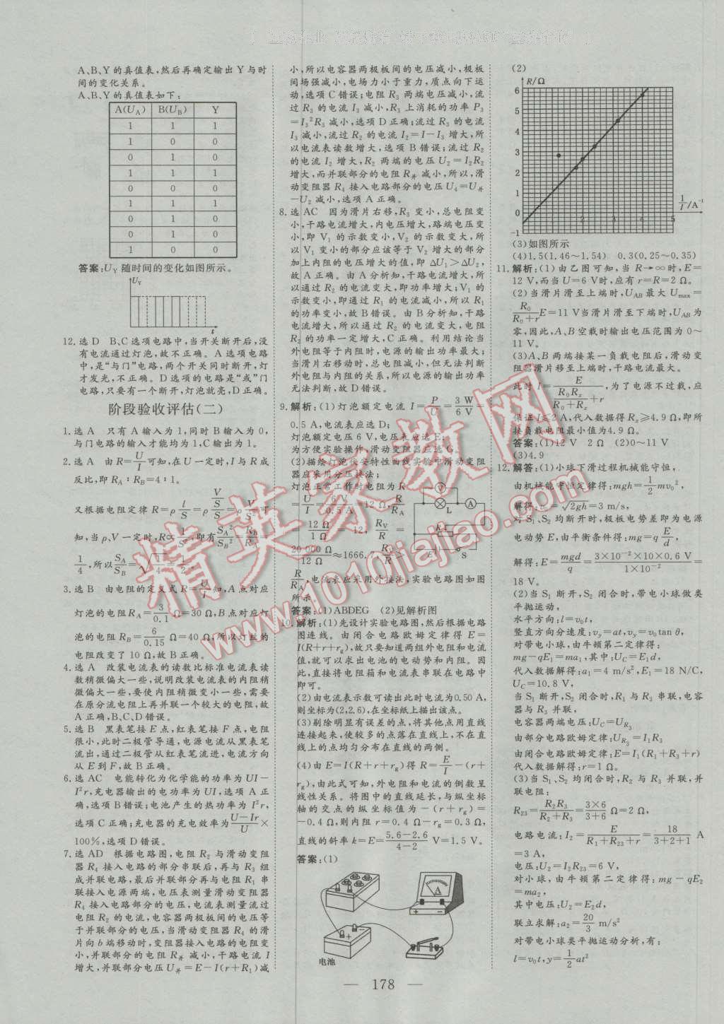 三維設計高中新課標同步課堂物理選修3-1人教版 參考答案第28頁