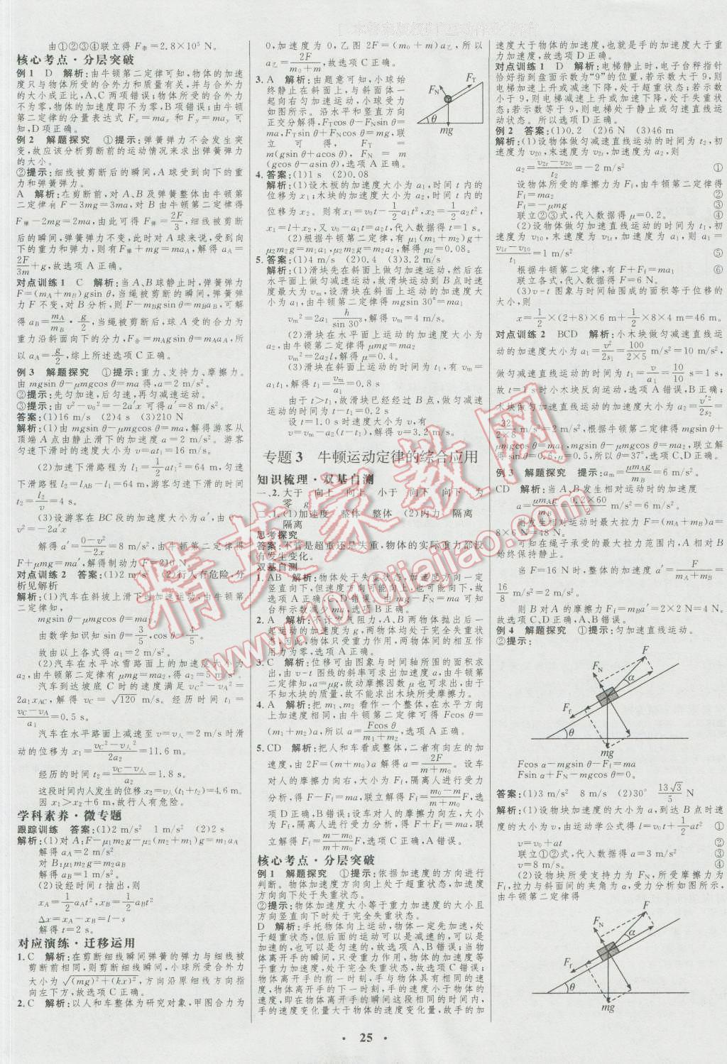 2017年高中總復(fù)習(xí)優(yōu)化設(shè)計(jì)一輪用書物理 參考答案第9頁