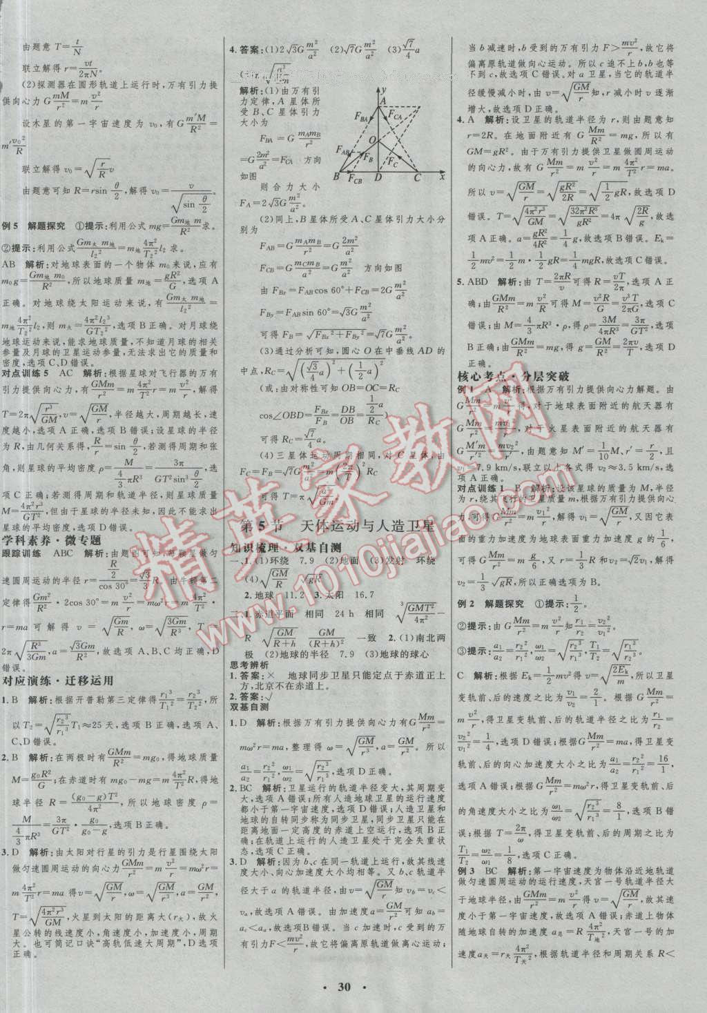 2017年高中總復(fù)習(xí)優(yōu)化設(shè)計一輪用書物理 參考答案第14頁