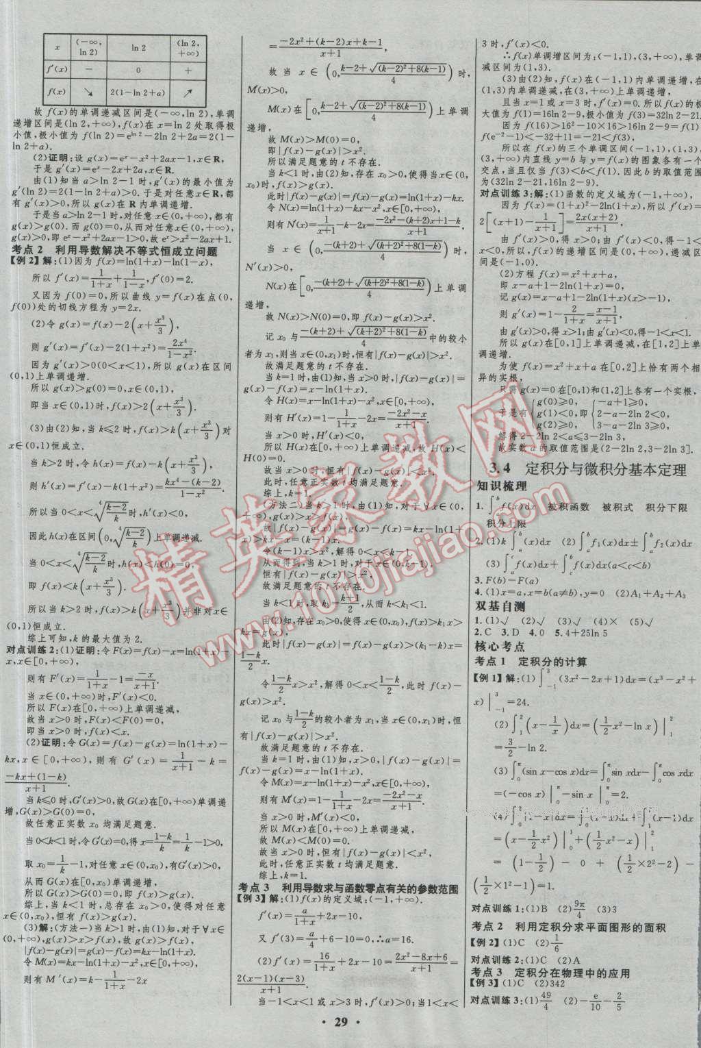 2017年高中總復(fù)習(xí)優(yōu)化設(shè)計(jì)理科數(shù)學(xué)人教B版 參考答案第5頁(yè)