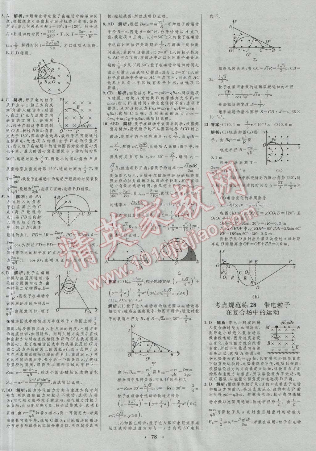 2017年高中總復(fù)習(xí)優(yōu)化設(shè)計(jì)一輪用書物理 參考答案第62頁(yè)