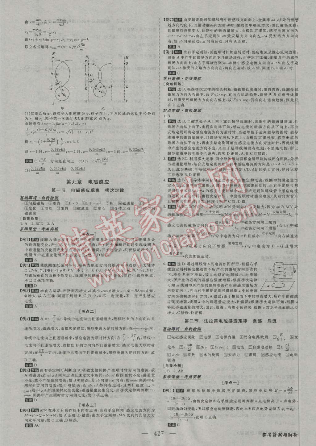 2017年高考总复习优化方案物理新课标 参考答案第34页