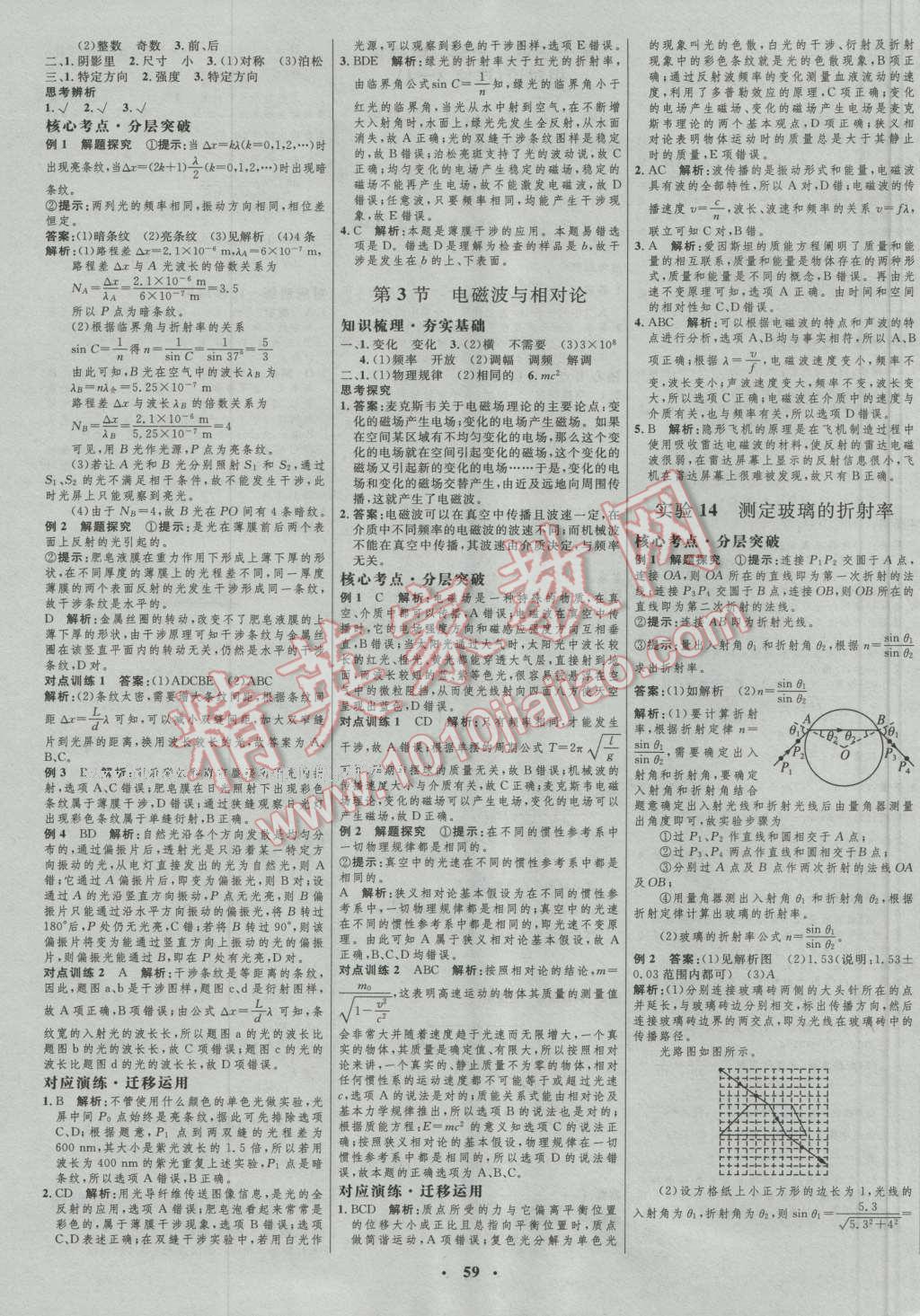 2017年高中總復(fù)習(xí)優(yōu)化設(shè)計(jì)一輪用書物理 參考答案第43頁