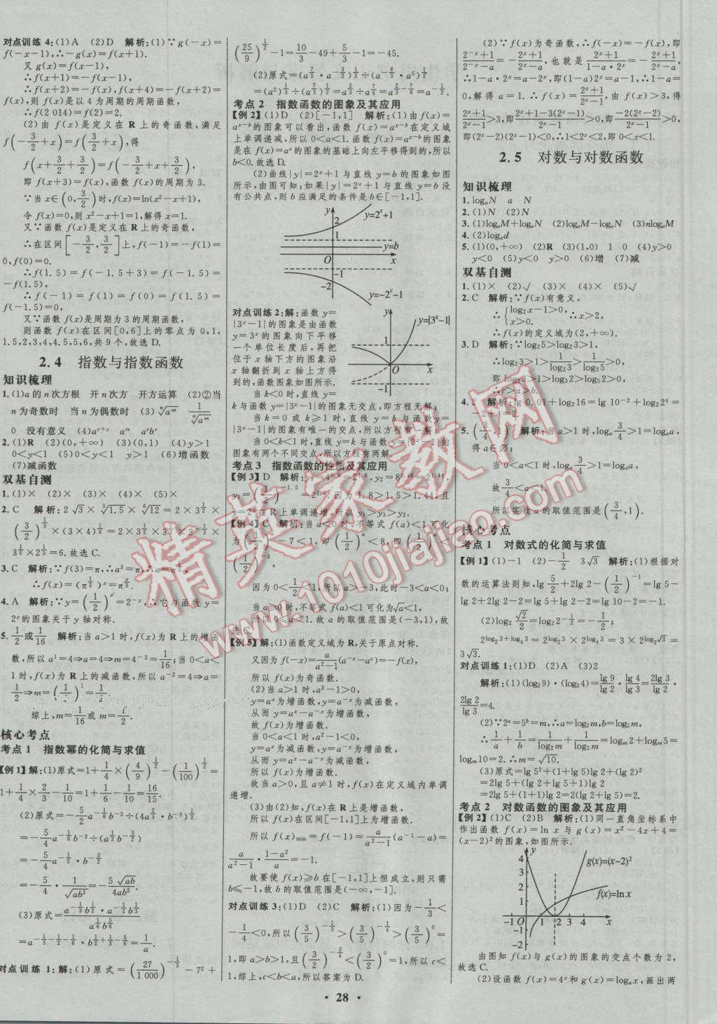 2017年高中總復(fù)習(xí)優(yōu)化設(shè)計文科數(shù)學(xué)人教B版 參考答案第4頁