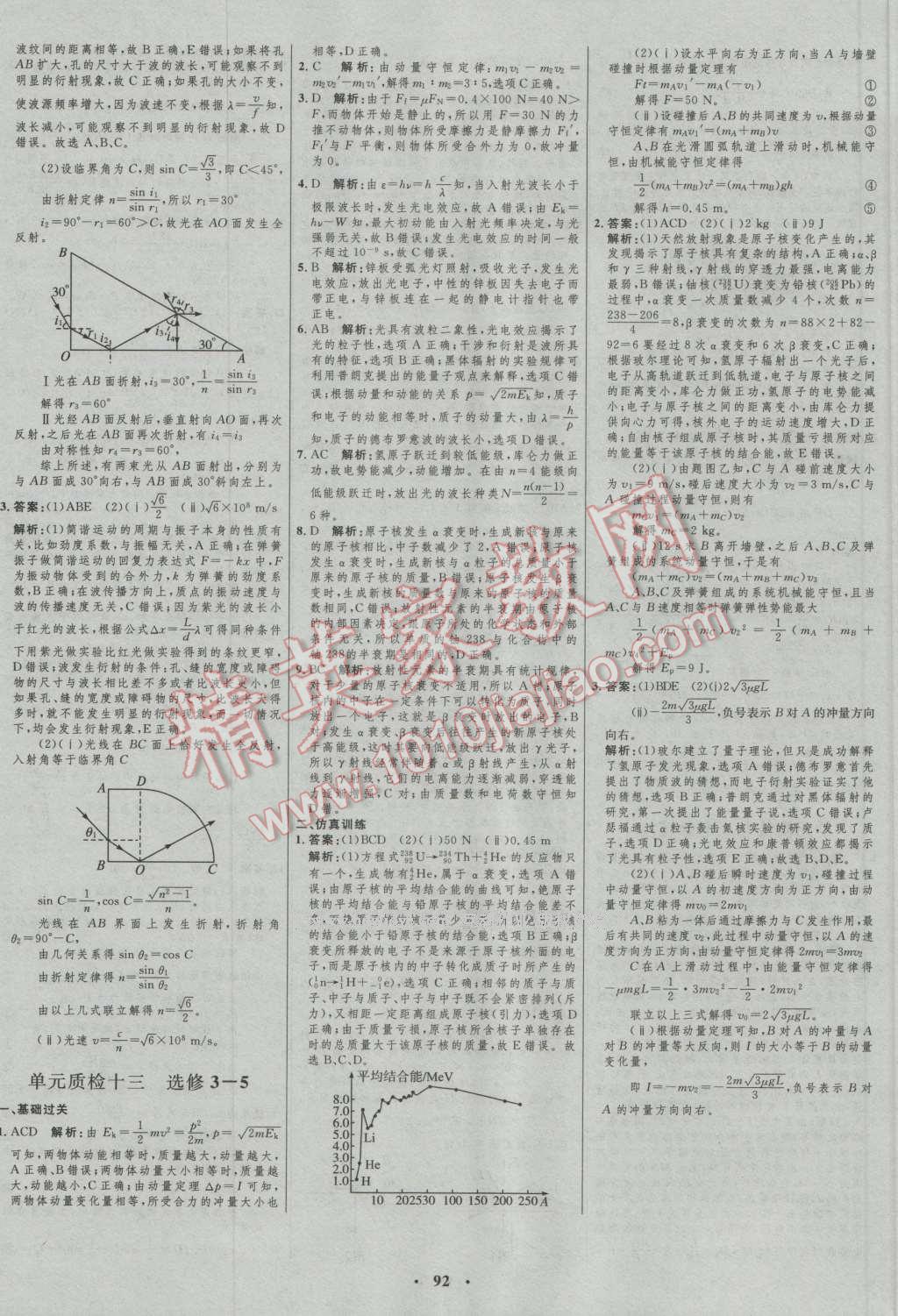 2017年高中總復(fù)習(xí)優(yōu)化設(shè)計一輪用書物理 參考答案第76頁