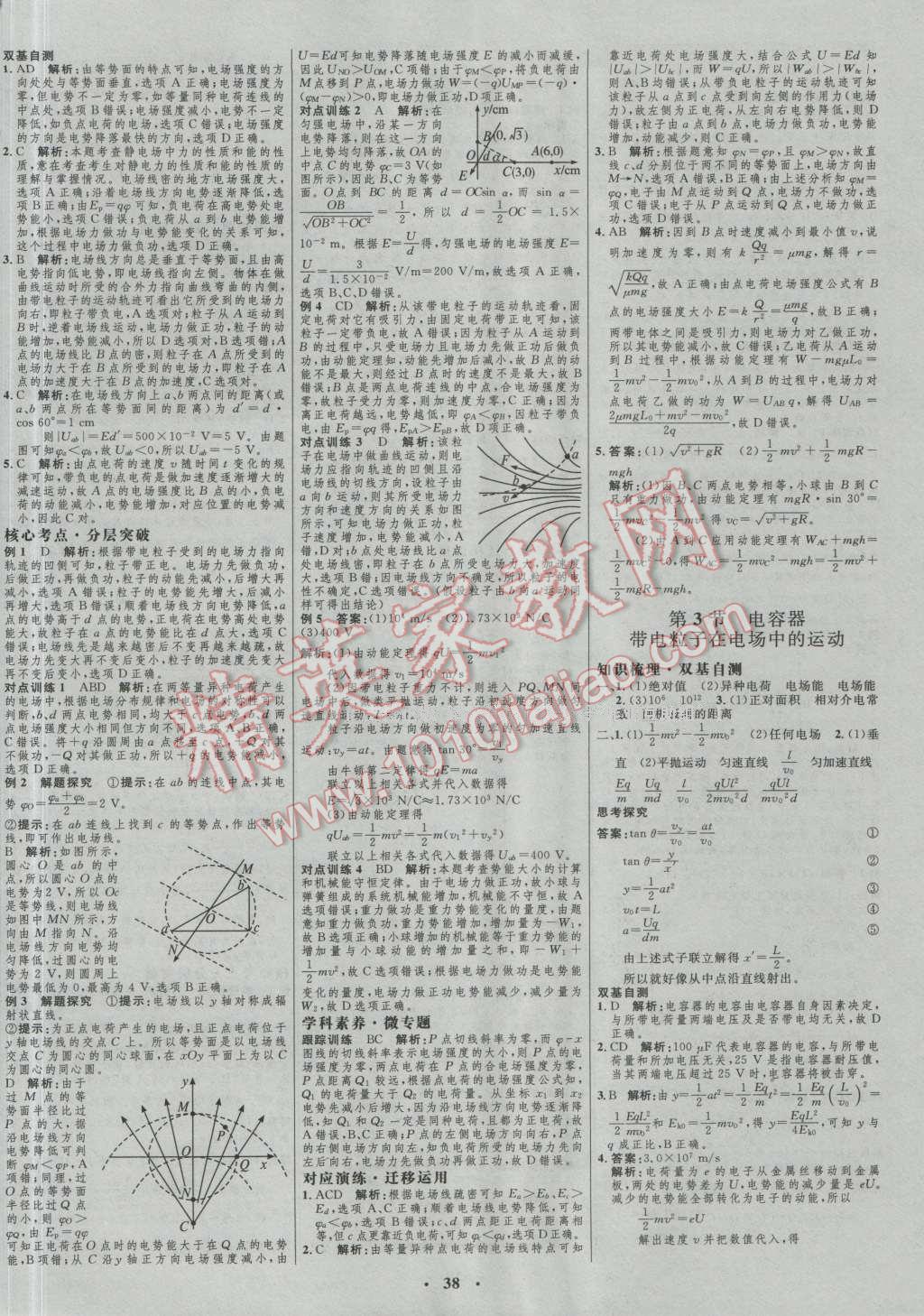 2017年高中總復(fù)習(xí)優(yōu)化設(shè)計(jì)一輪用書物理 參考答案第22頁