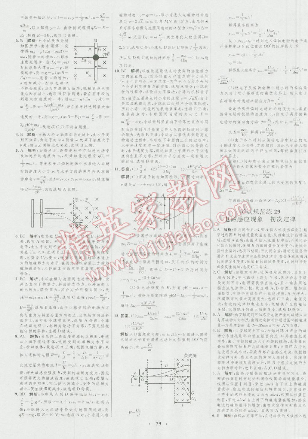 2017年高中總復(fù)習(xí)優(yōu)化設(shè)計(jì)一輪用書物理 參考答案第63頁(yè)