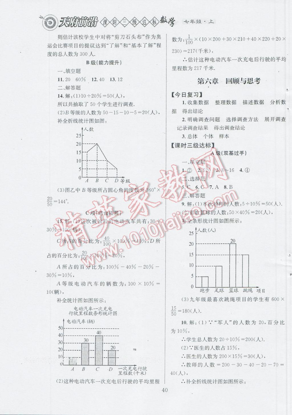 2016年天府前沿課時(shí)三級(jí)達(dá)標(biāo)七年級(jí)數(shù)學(xué)上冊(cè)北師大版 參考答案第40頁(yè)