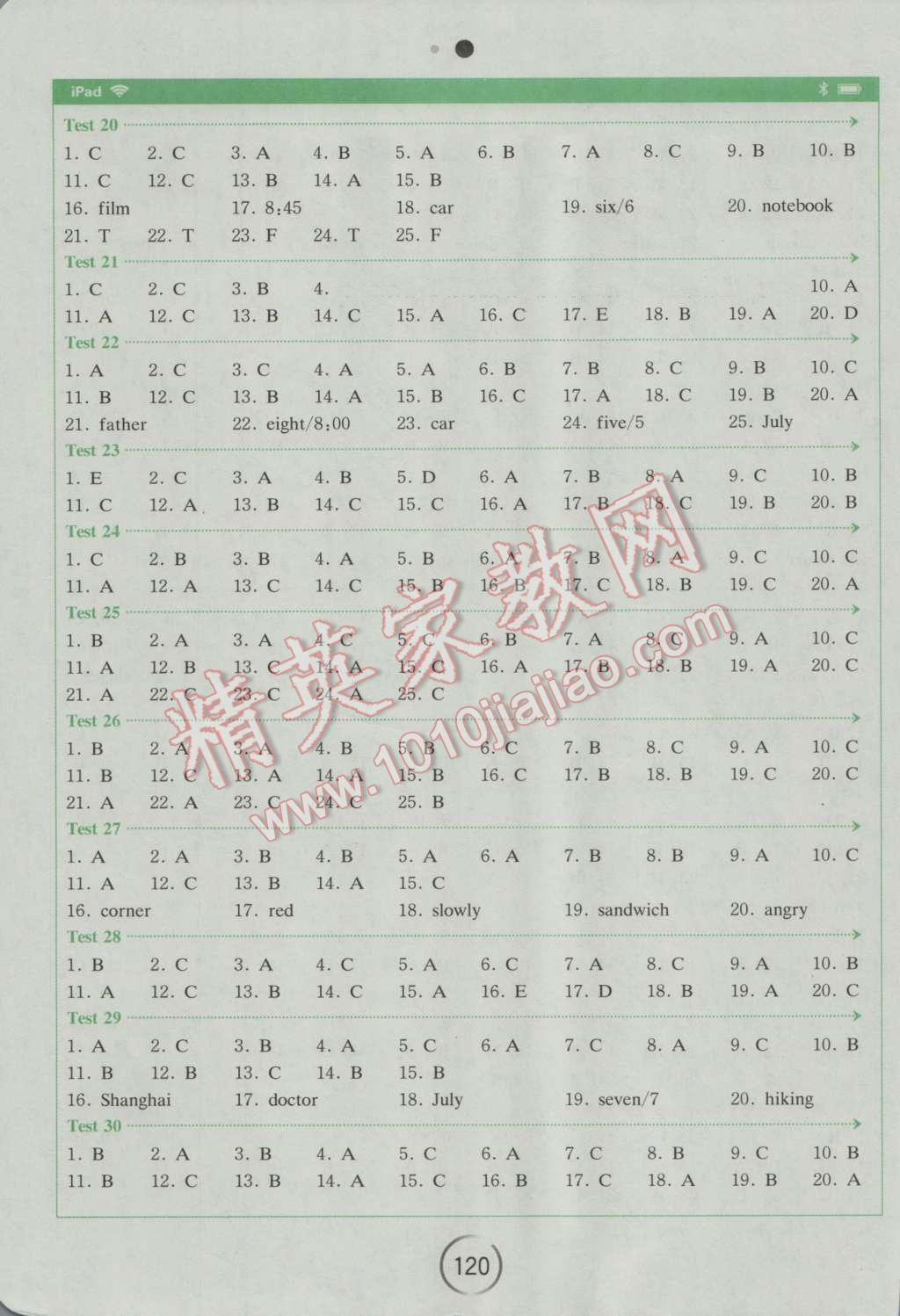 2016年星火英語Spark巔峰訓練八年級聽力理解 第46頁