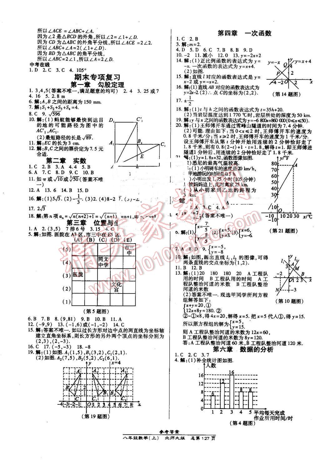 2016年高效课时通10分钟掌控课堂八年级数学上册北师大版 第9页