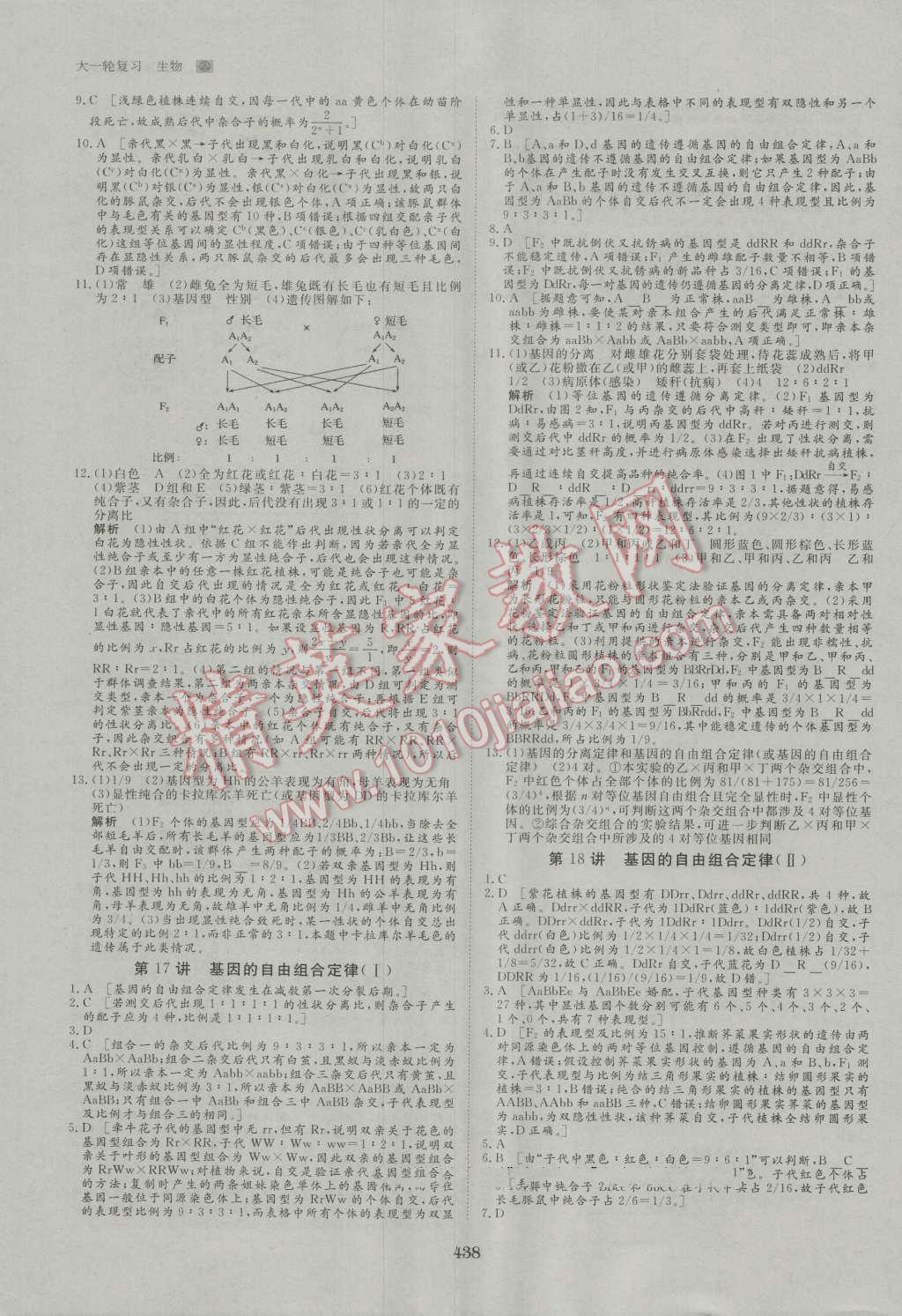 2017年步步高大一輪復(fù)習(xí)講義生物 第112頁