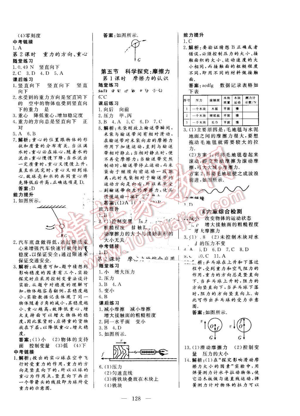 2016年自主訓(xùn)練八年級(jí)物理上冊(cè)滬科版 第16頁